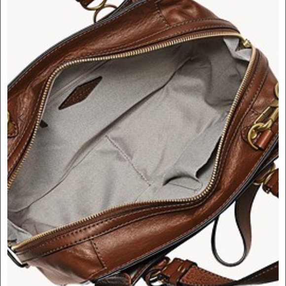 *Sold* Fossil Brooke Satchel, Brown. New. - Picture 3 of 8